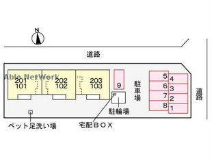 テラス　ハックベリー（高崎市上並榎町）の物件外観写真